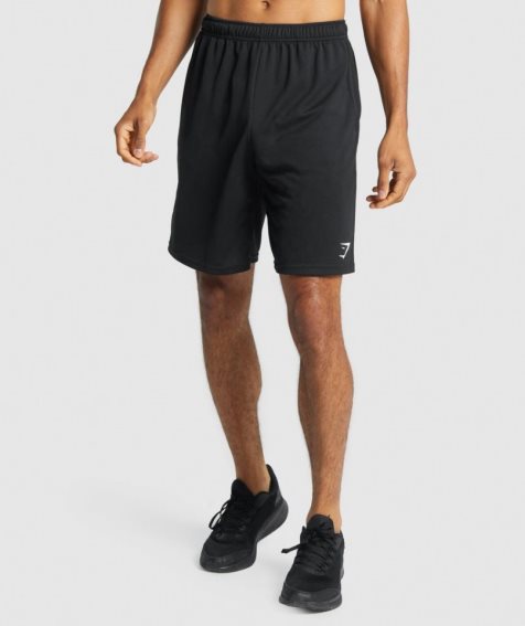 Men's Gymshark Arrival Knitted Shorts Black | CA 780NDA